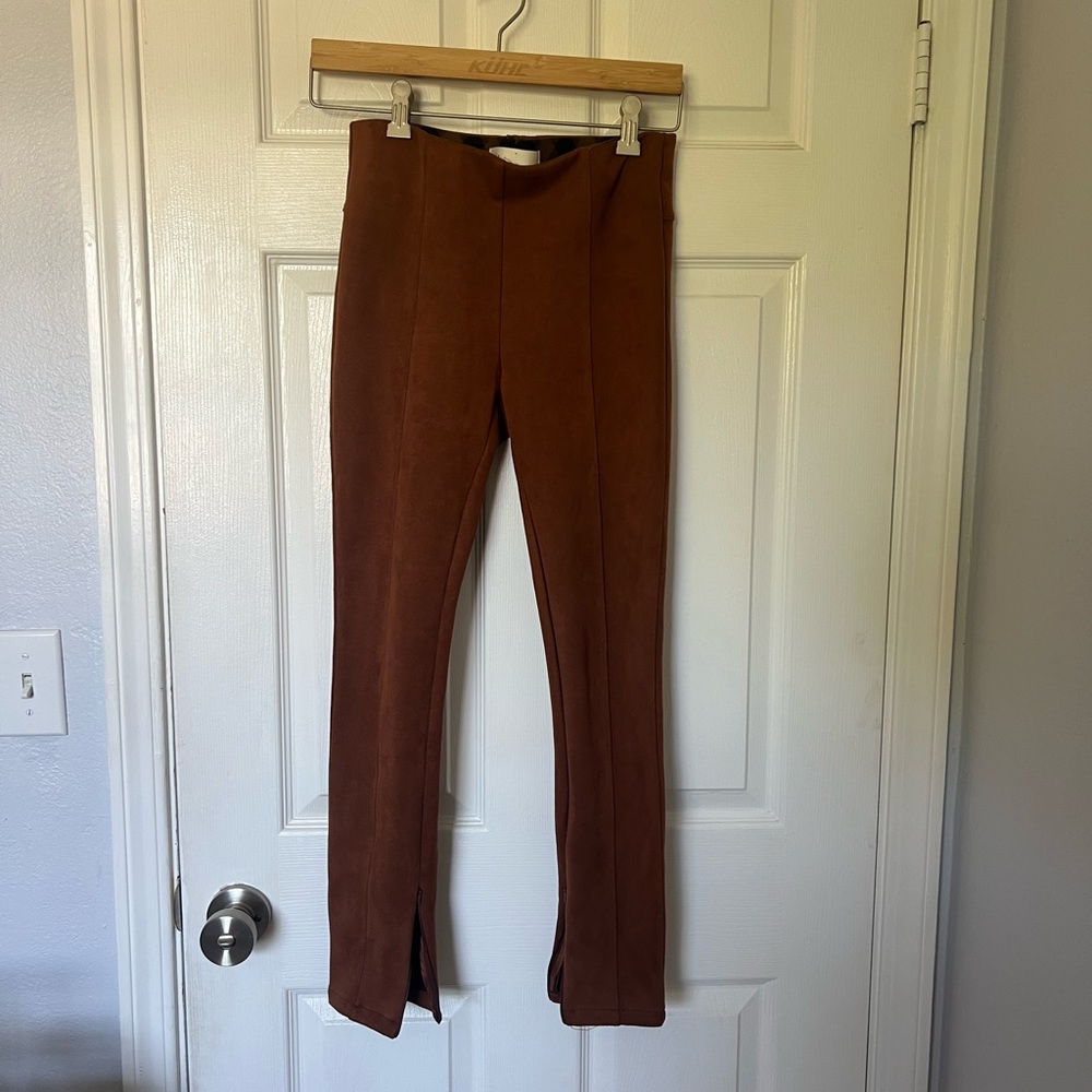Anthropologie Brown Boot Cut Pants/Leggings